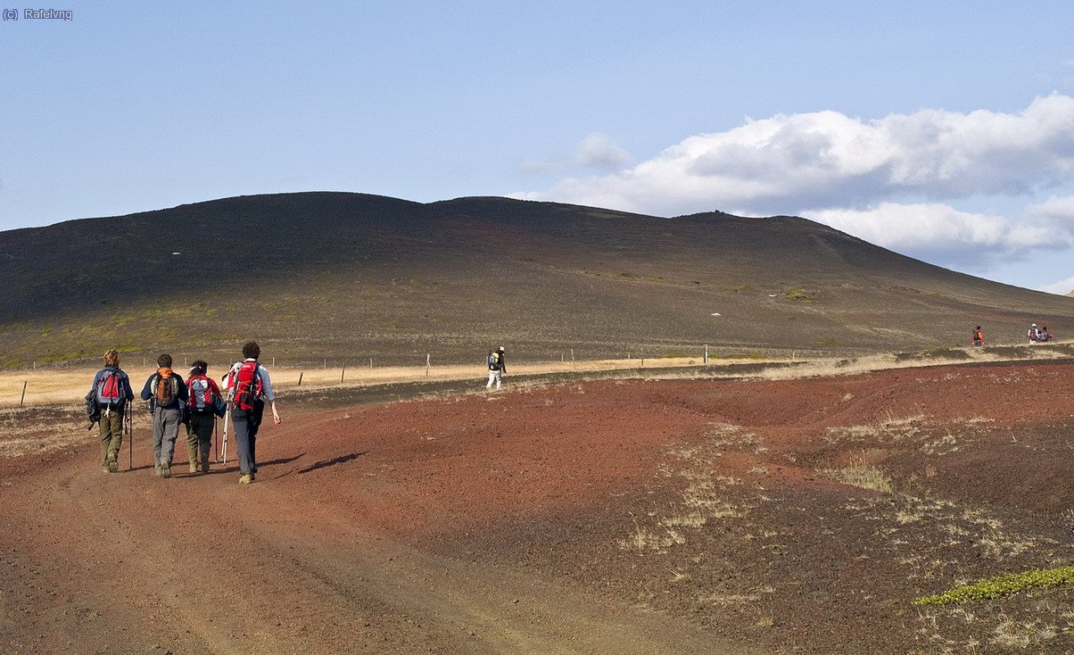 Excursi&oacute; pels voltans del llac Myvatn