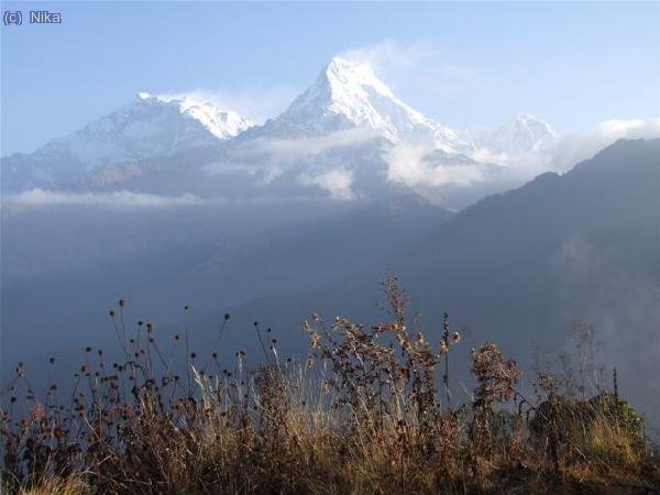 Annapurna Sud des de Poon Hill