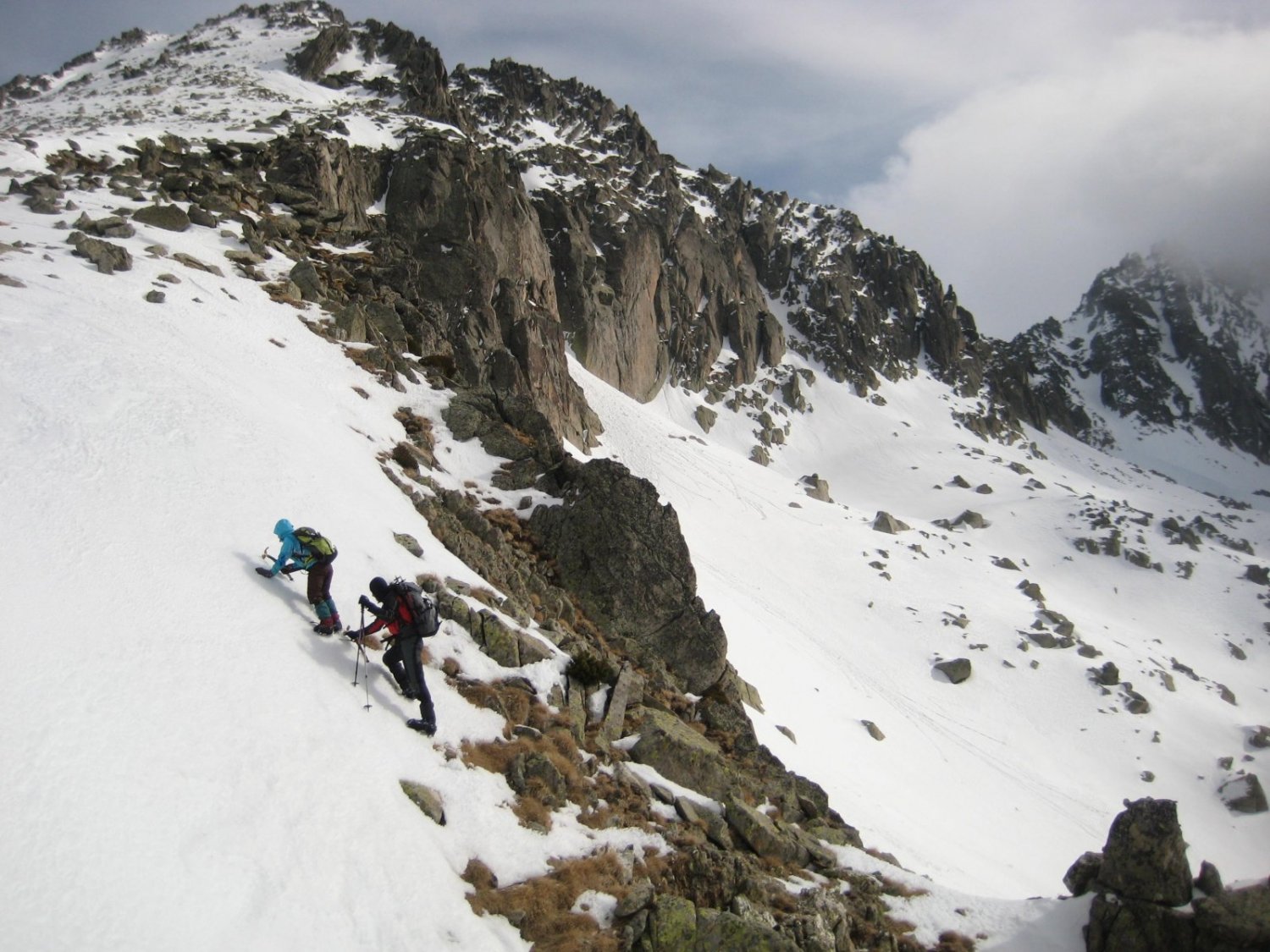 Amb el tuc de conangles (2.779m) al fons.