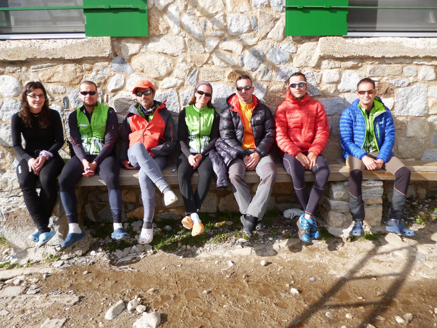 I aprofitem per descansar, que avui hem fet 1200m de desnivell...