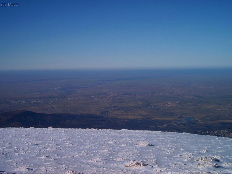 Aqui la llanura segoviana.