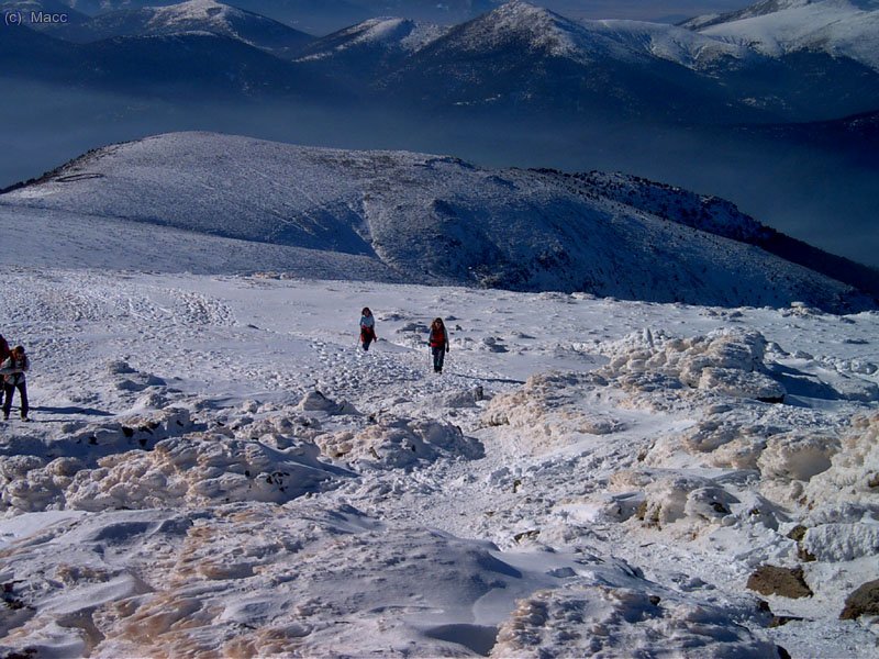 Ultimos metros antes de la cima.