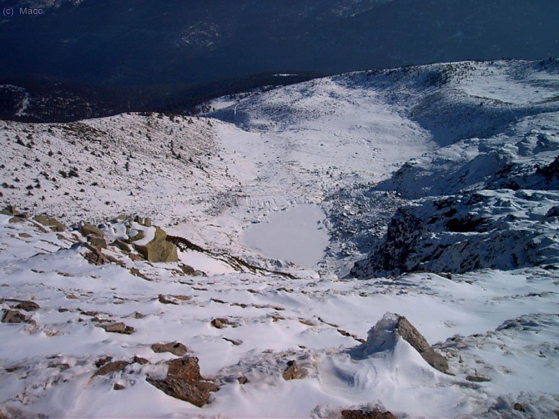 La laguna de Peñalara.