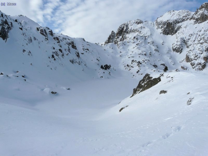 El estany dels Barbs, una pasado el refugio.