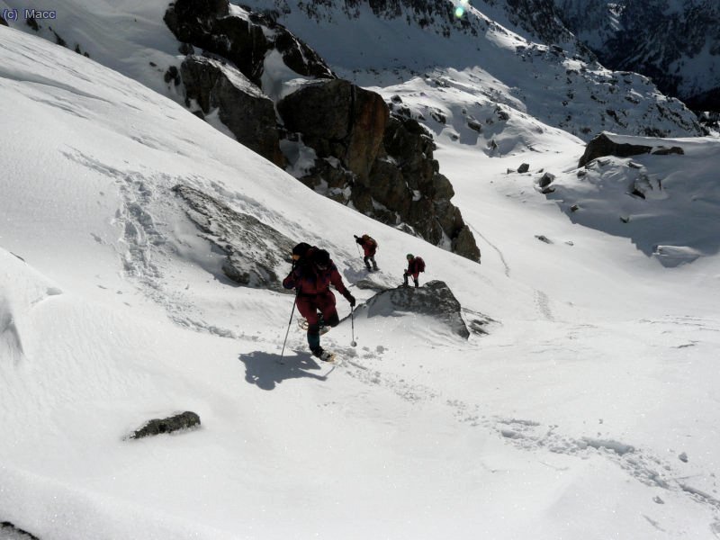 Un tramo de la ascension bastante llevadero.
