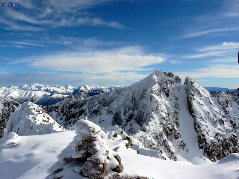 El Bassiero desde la cima del Amitges.