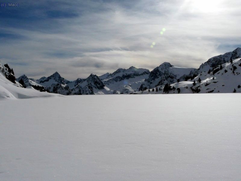 Tipica fotografia del estany de Amitges.
