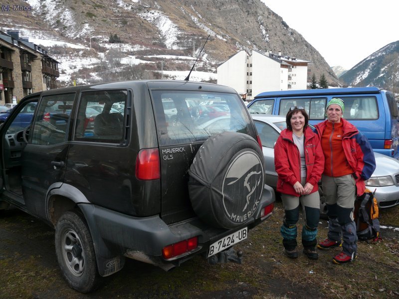 Ya en Espot, cansados pero satisfechos.