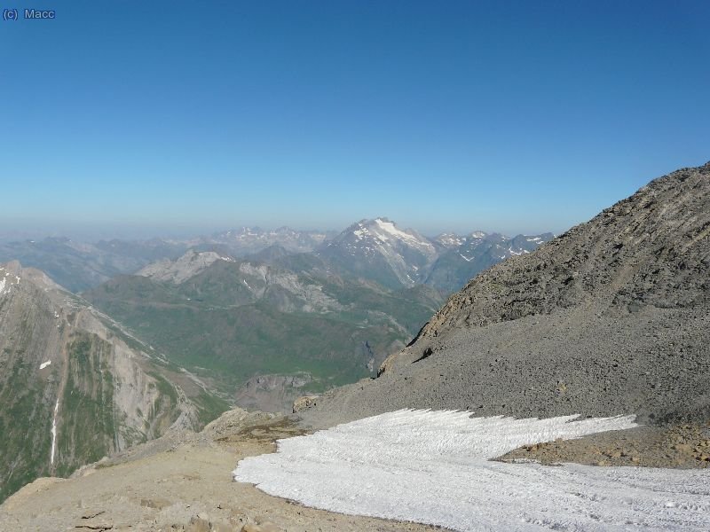 El Vignemale desde el cuello de los Astazus.