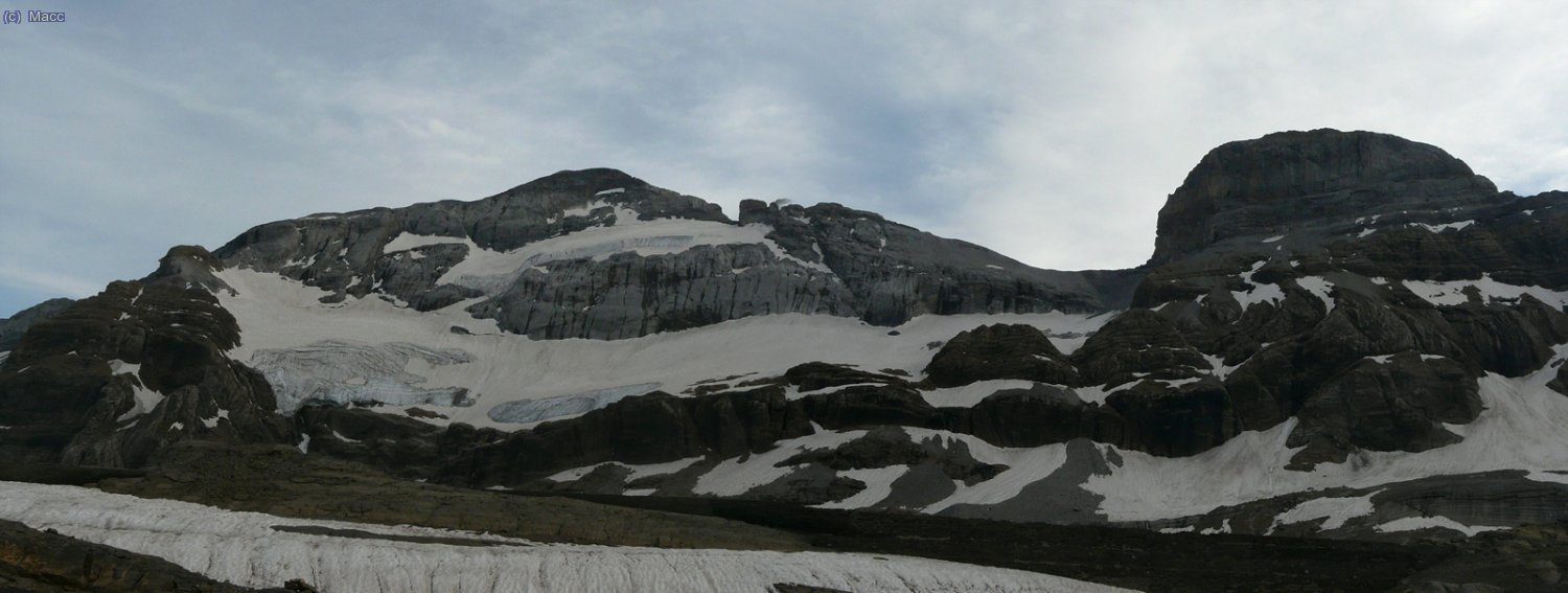 Monte Perdido y Cilindro al atardecer.......
