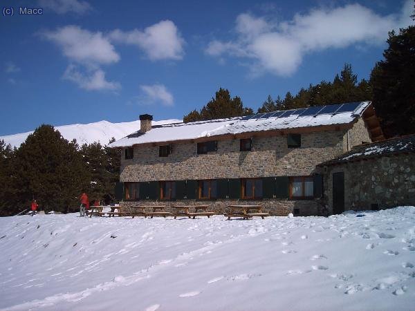 El nuevo refugio del Corral Blanc.