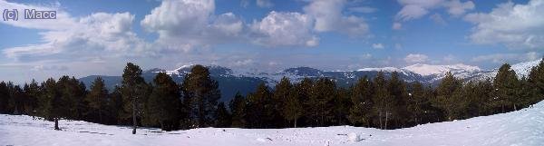 Panoramica desde el refugio.