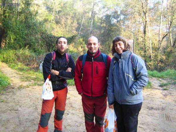 Esto es justo a primera hora con un fantastico fresquillo...Sergi, Andres y Silvia, mi chica