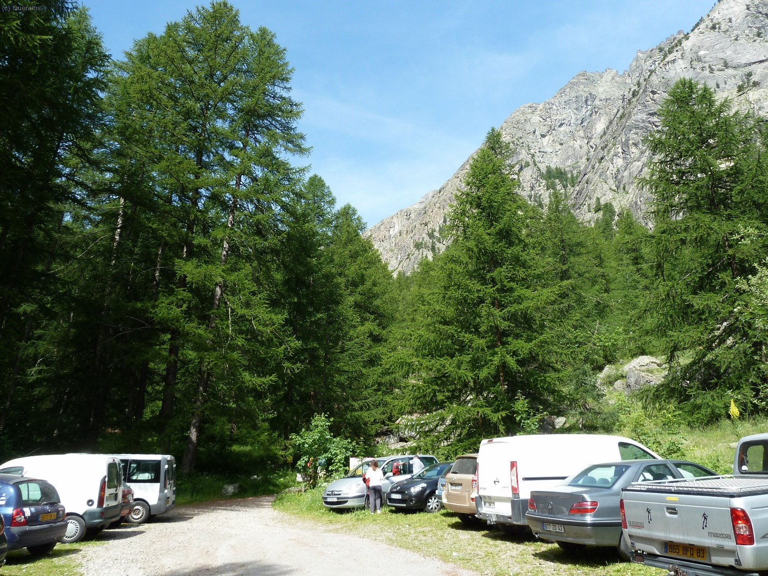 Parquing per pujar al refugi de Pelvoux