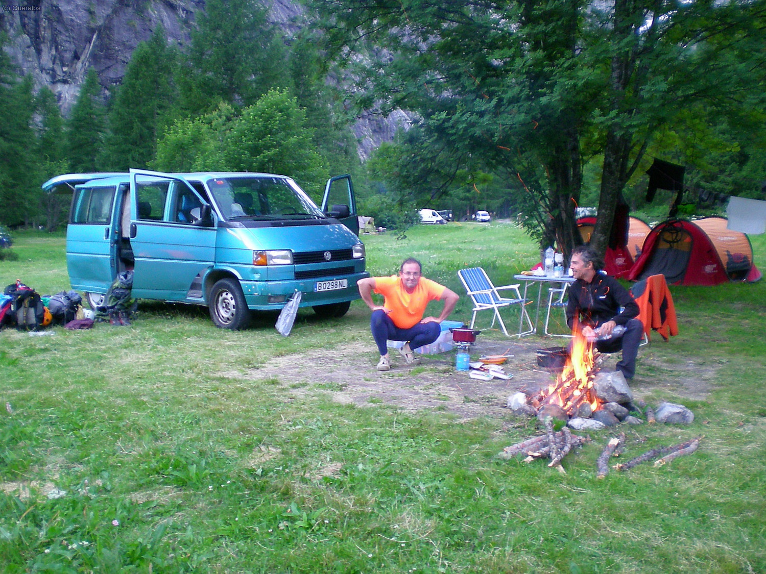 C&agrave;mping de Ailefroide.