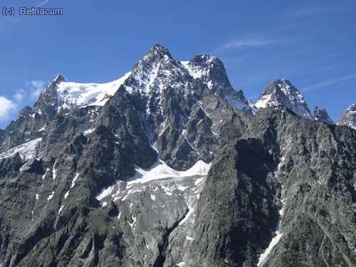 Mont Pelvoux, un altre del colossos dels Ecrins.