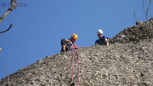 El Cristian i el Mari&agrave; dalt de l