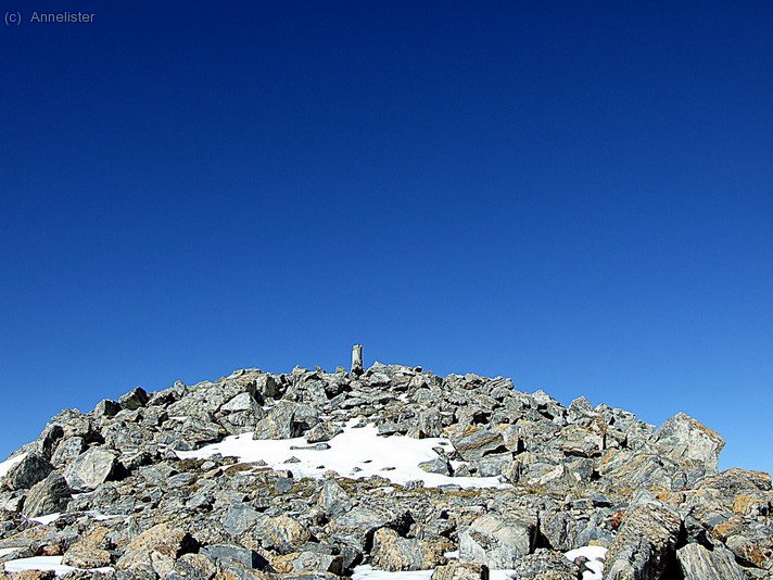 La ansiada cima.