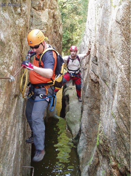 Interior de la gorja, equipat amb pedals i grapes