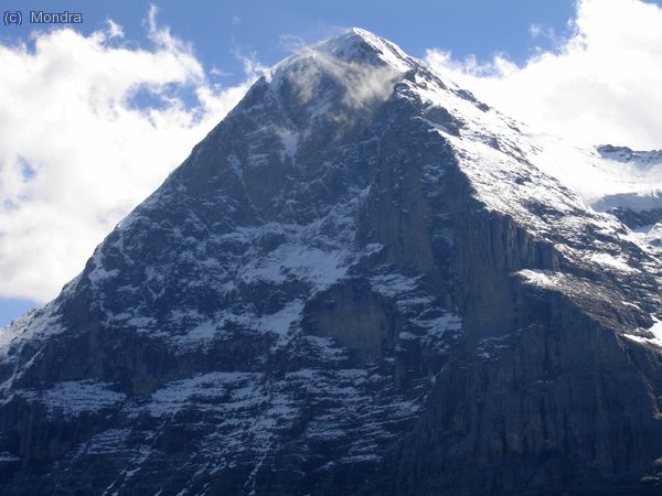 Impressionant la cara nord de l&acute;Eiger
