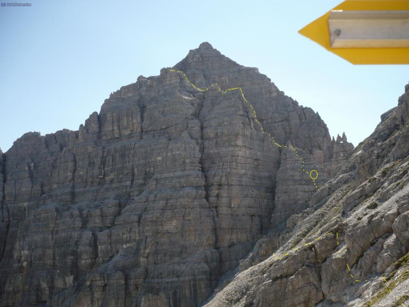 15. ruta aprox de descenso pared