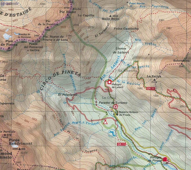 Zona de la excursión