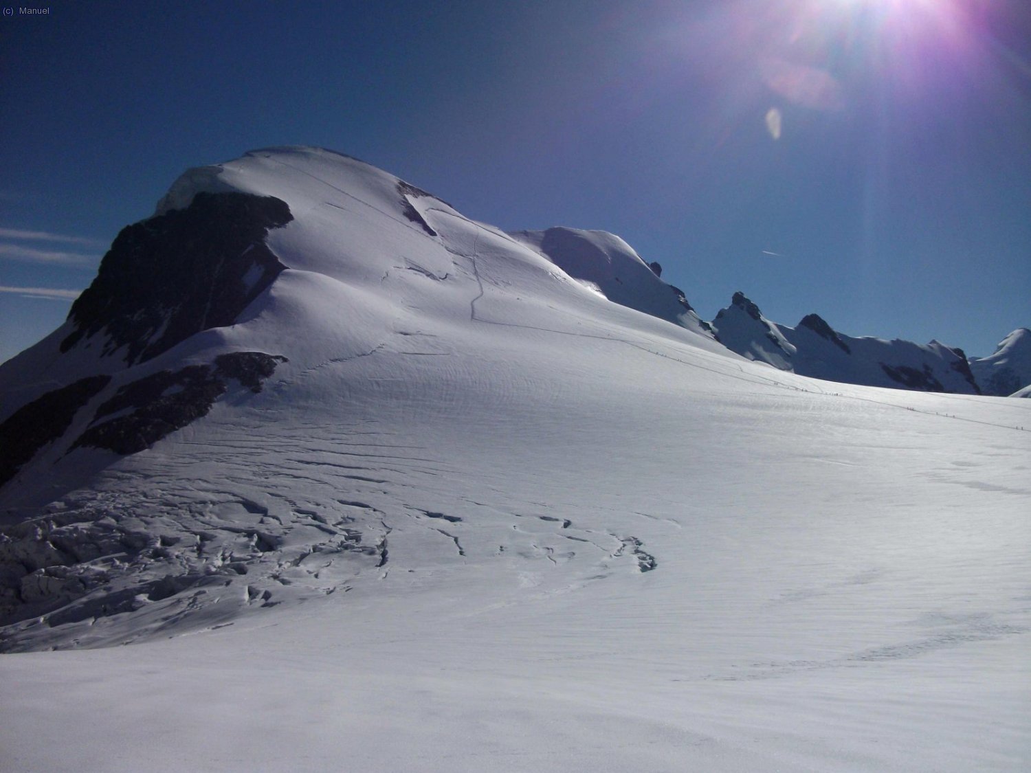 Breithorn y la normal