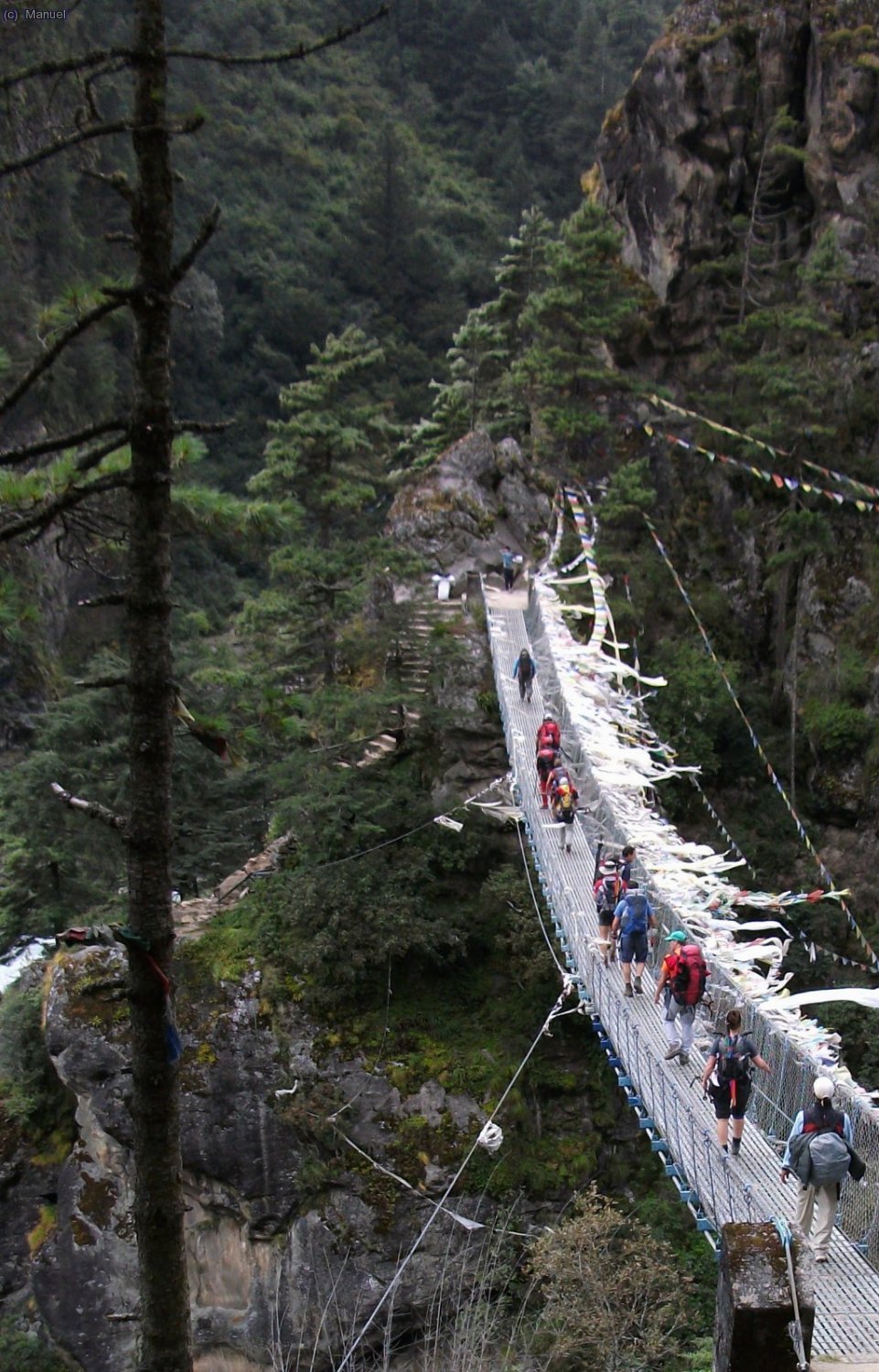 Uno de los numerosos puentes