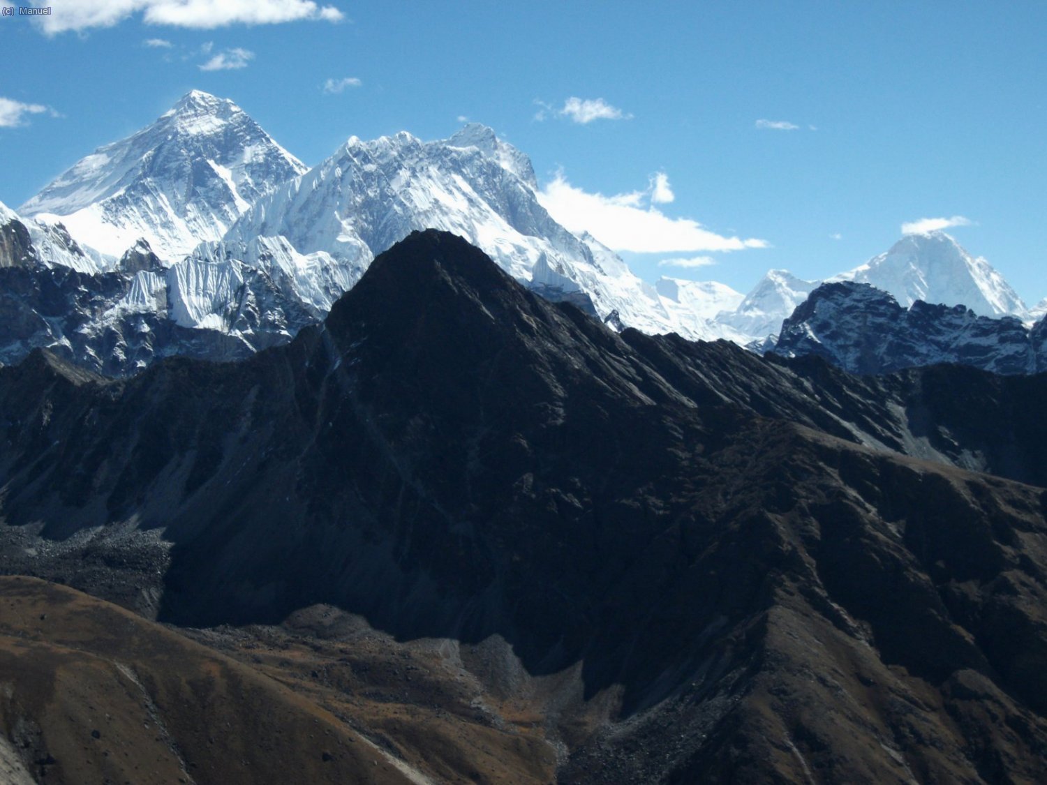 Vista desde el GoKyo Ri hacia el Everest