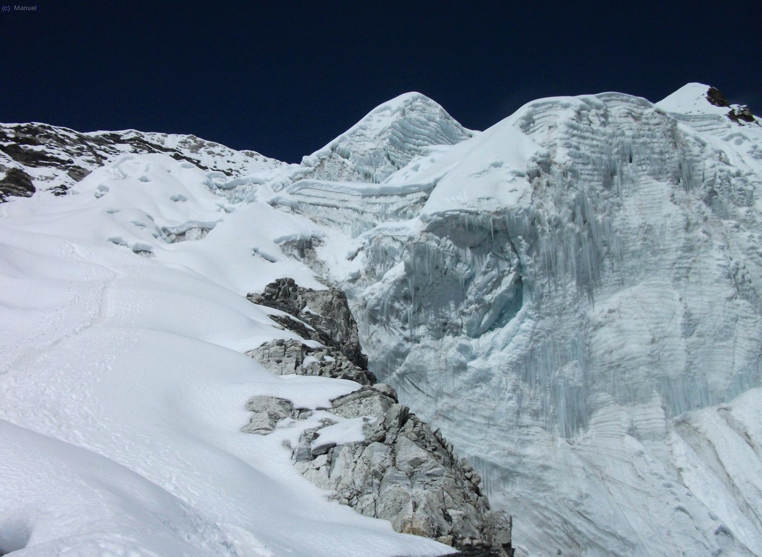 Seracs del glaciar del Island