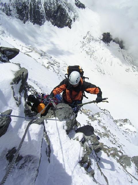 Llegando al Ref. Gouter