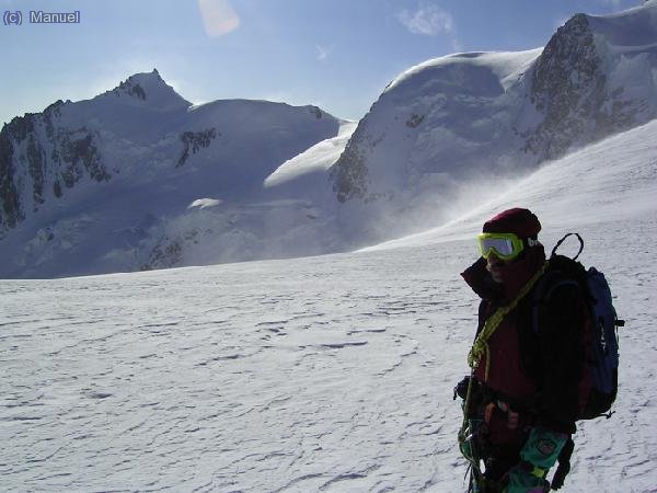 Vista  hacia la ruta de los cuatro miles