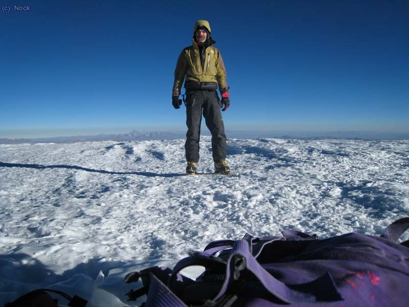 cumbre.(autofoto) ya que subi solo porque mi compi se encontro mal.