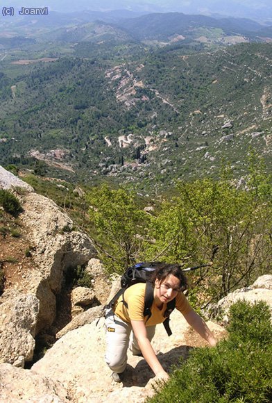 3er.esglaó,el desnivell superat en poca estona ja es considerable