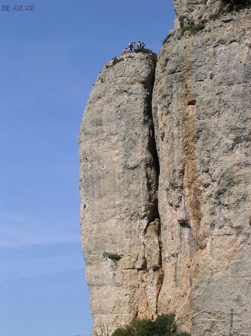 Vista del balcó del Priorat dels del camí del grau del Carrasclet.