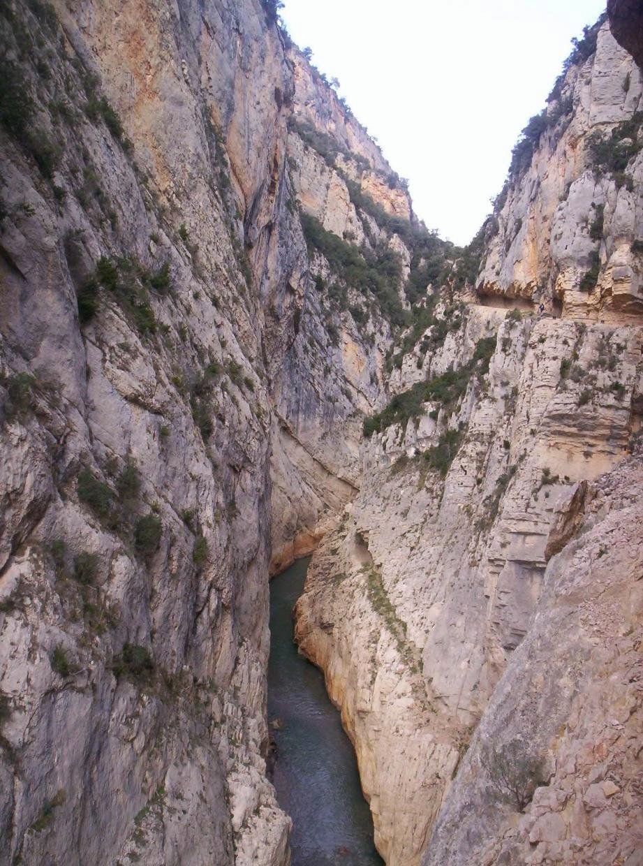 Congost desde la parte catalana. Siempre impresionante.