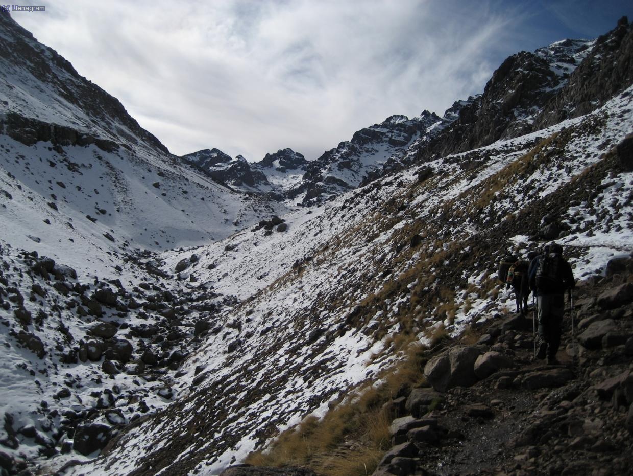 a 3000m. arribant al refugi Neltner.