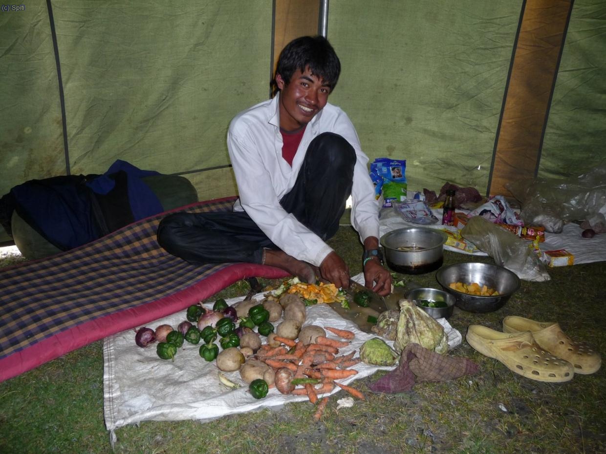 Purna Tamang. Cocinero