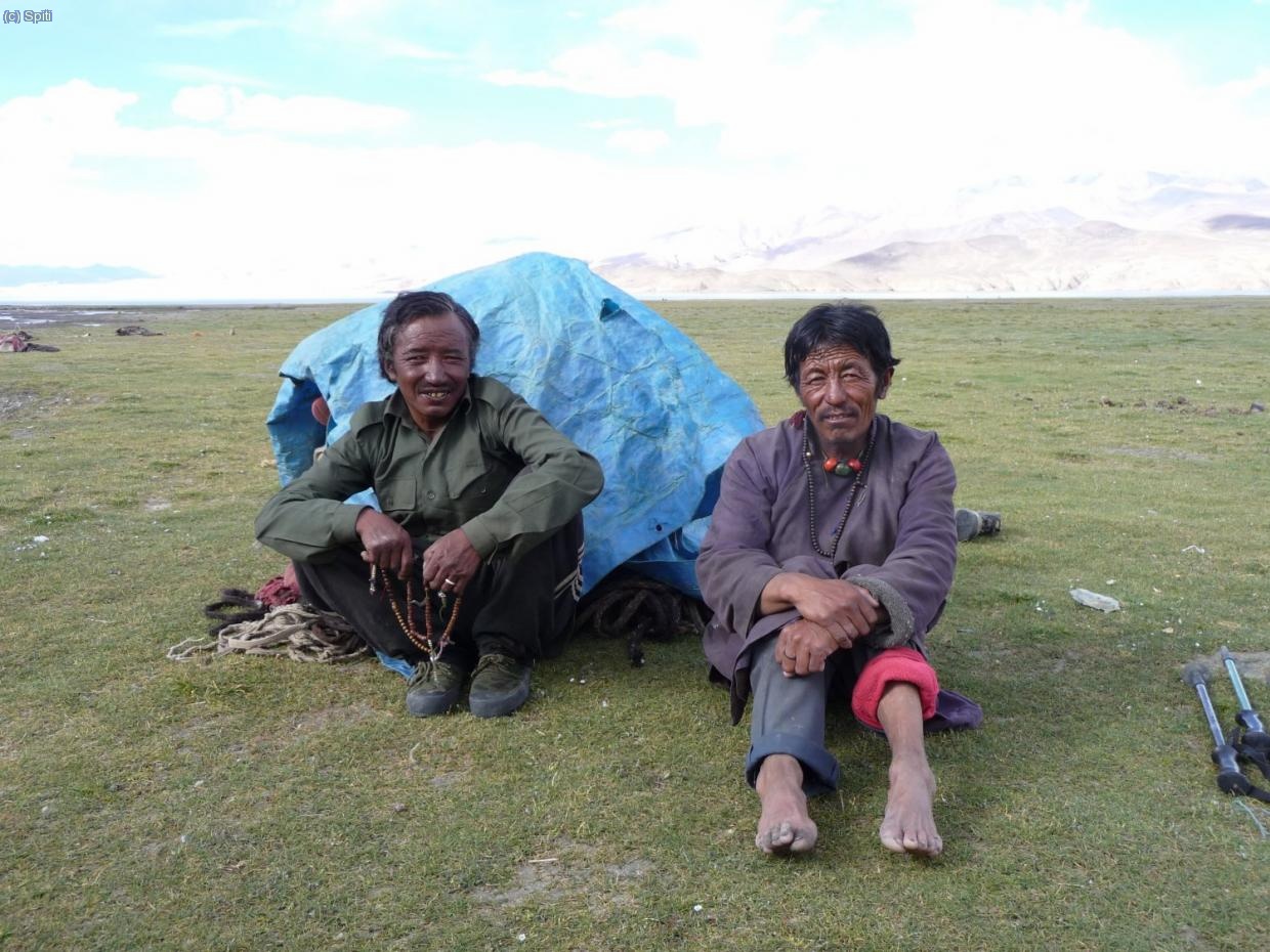 Los nomadas tibetanos encargados de los caballos