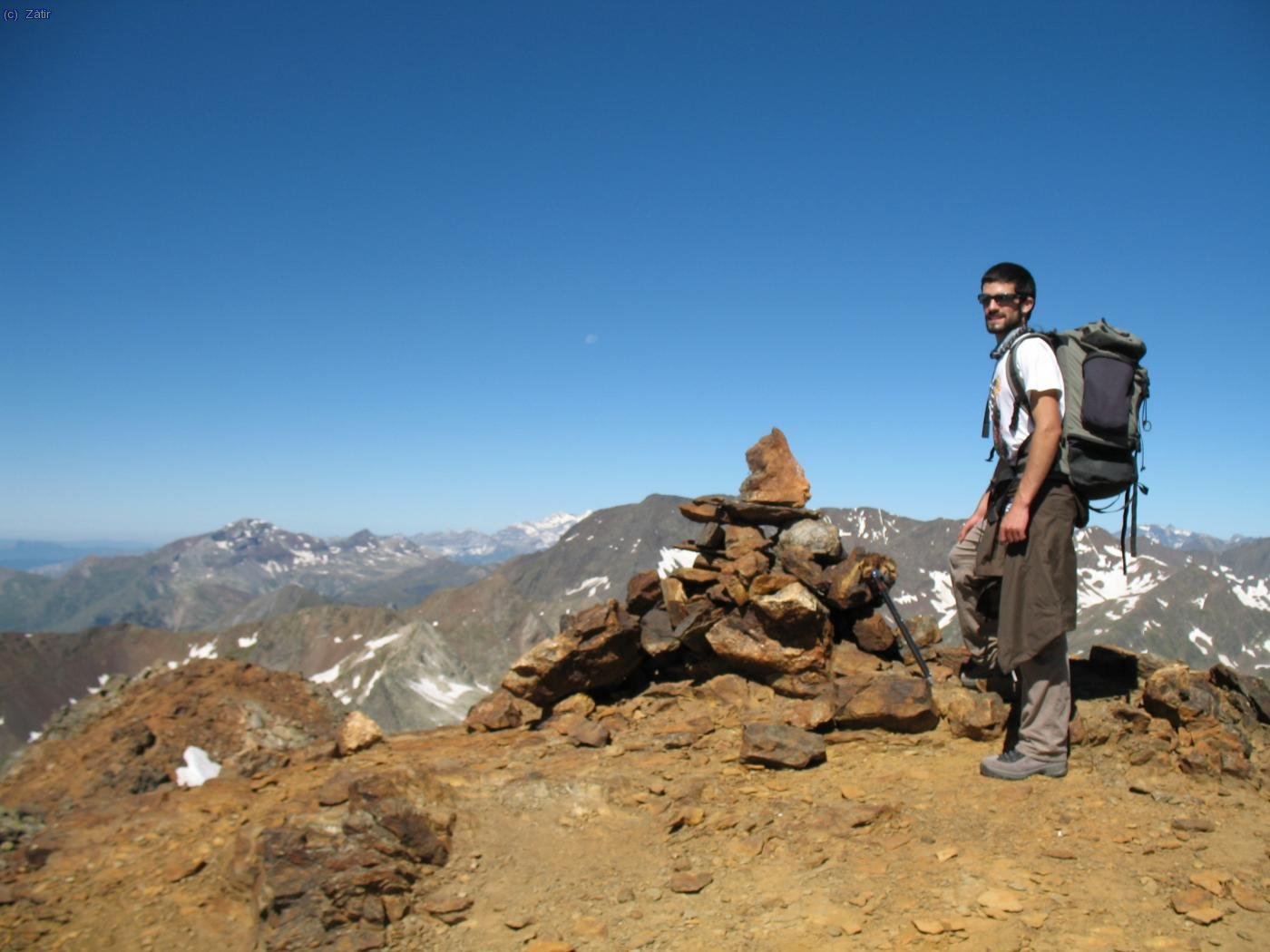 Jo al cim del Clarabide (3020m). 
