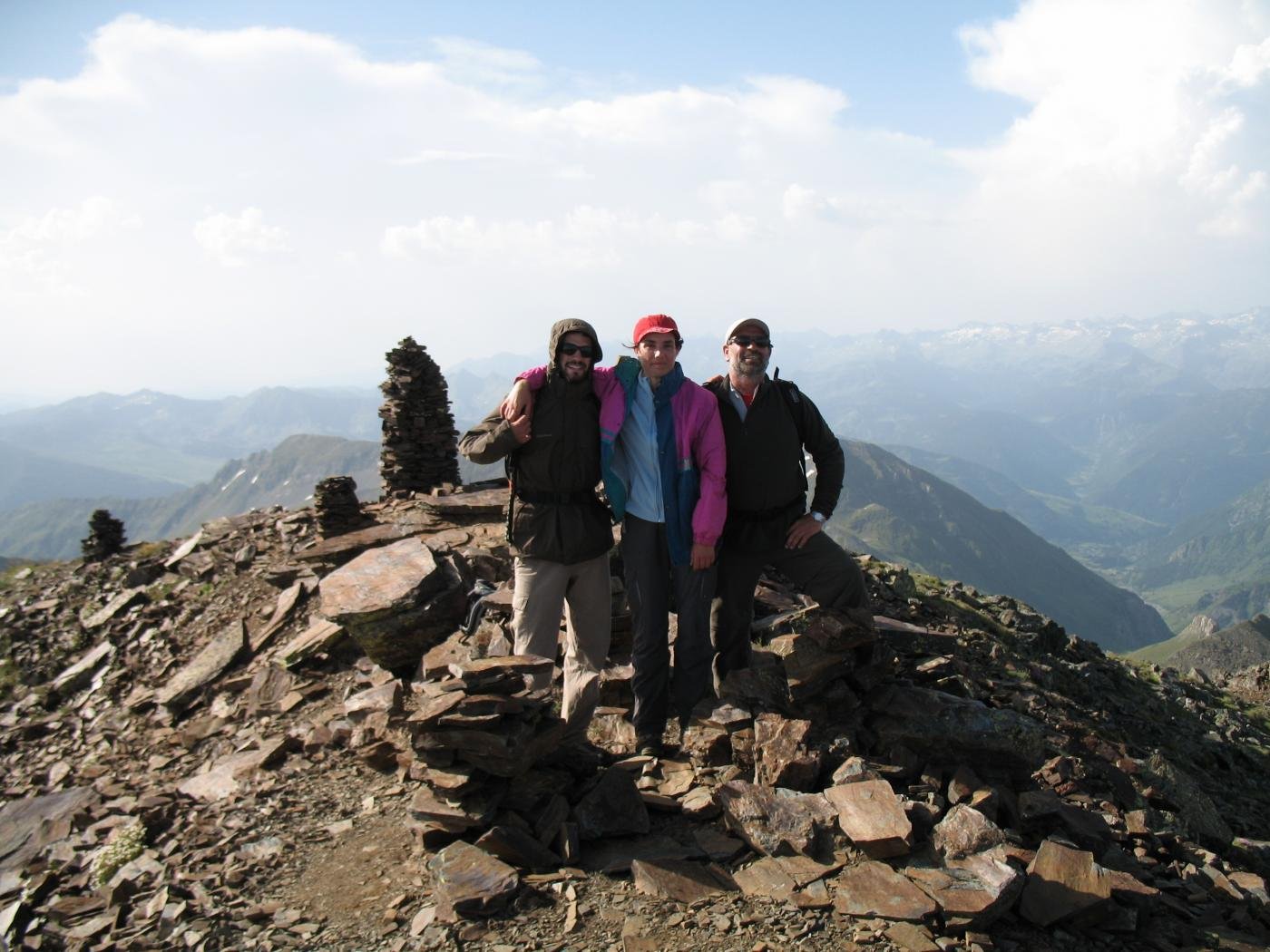 Foto de cim (2880m). Quines fites m&eacute;s grans!! Fan dos metres!!