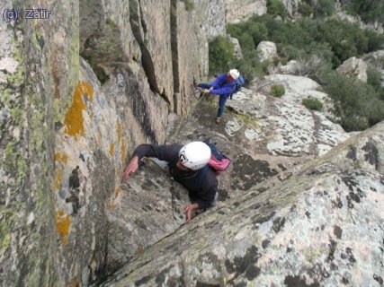 Aquest era el pas més estrany de la via (V+) , lu de més es podia fer molt bé.