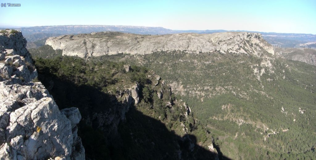 La mola de Colldejou, un altre bell indret.