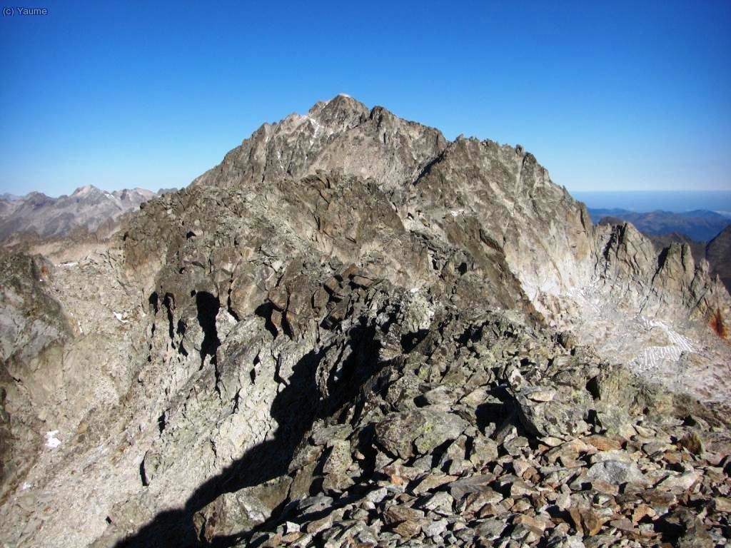 La Russell-cresta, Margalida, Tempestades i Aneto.