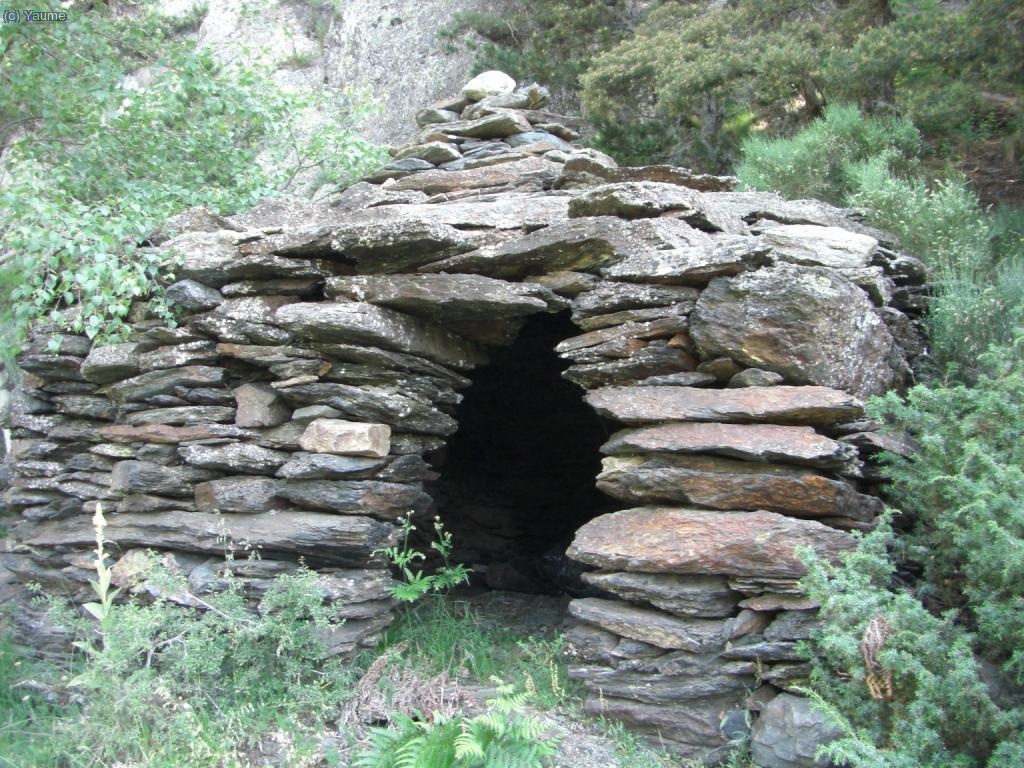 Una cabaneta de pedra seca (si no plou, &eacute;s clar).