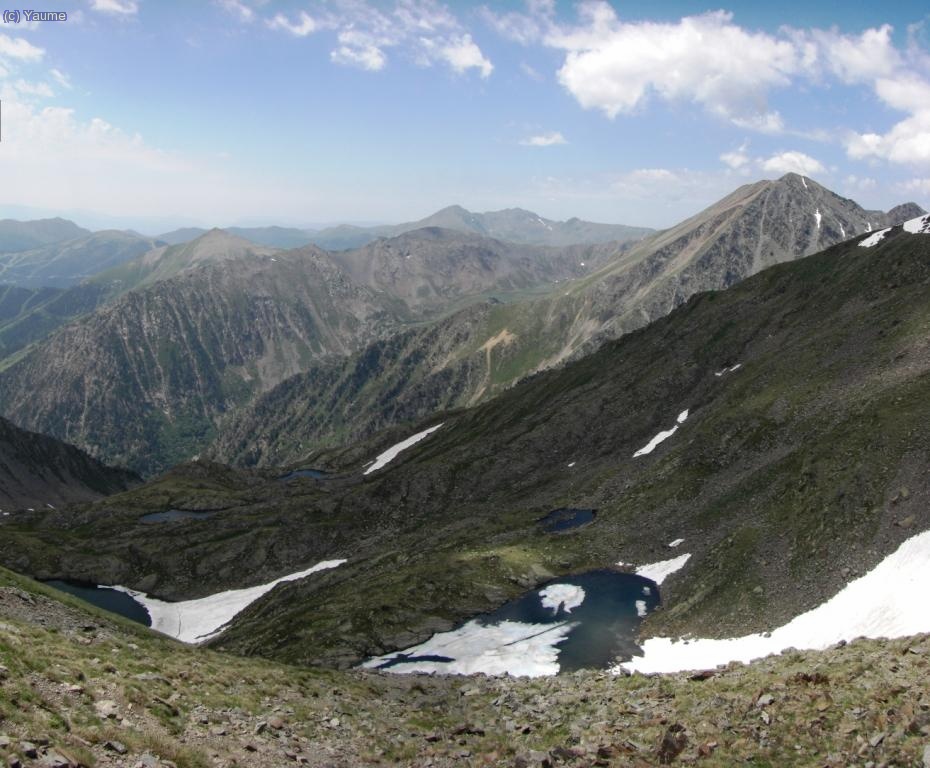 ...i, una mica gelaets,  els estanys de Montmantell a l