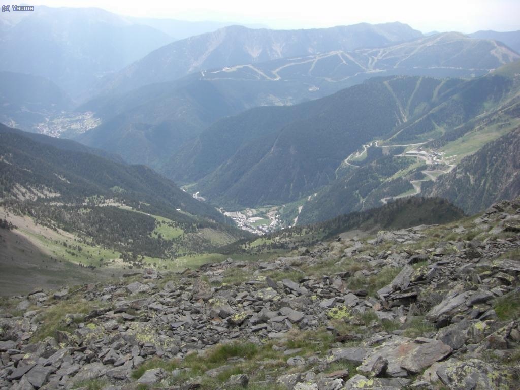 Arinsal, les pistes de idem i de Pal.