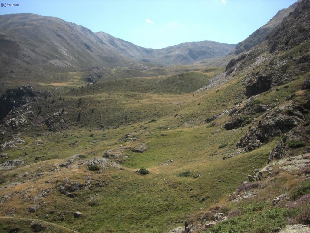 La vall de Rus, pas del GR cap a Ta&uuml;ll.