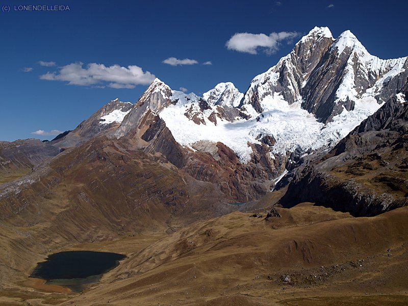Mitucocha i Jirishanca desde Cerro Chincana