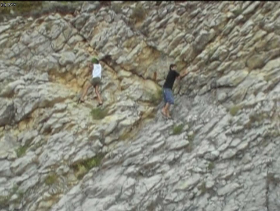 Finalizada la excursi&oacute;n aun le quedaban Pilas para hacer escalada con su hermano Guillem.
